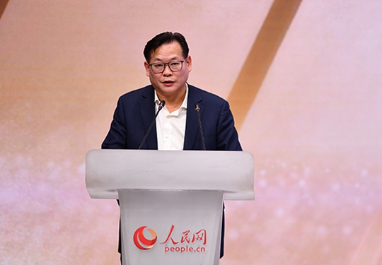 国务院国资委新闻中心副主任张义豪致辞