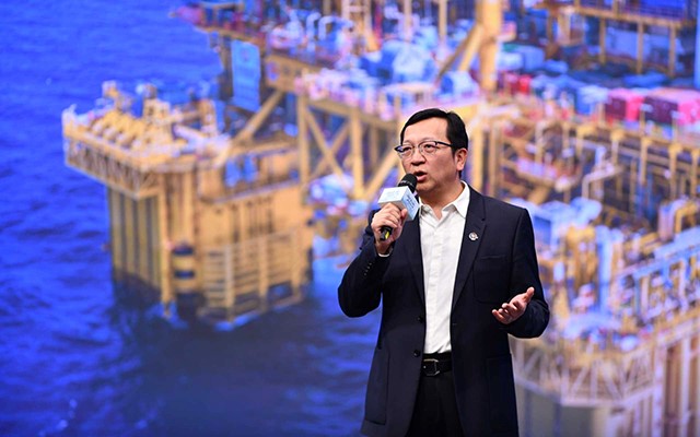 中國海油展演《一個看似不可能的抉擇》。人民網記者 任峰濤攝