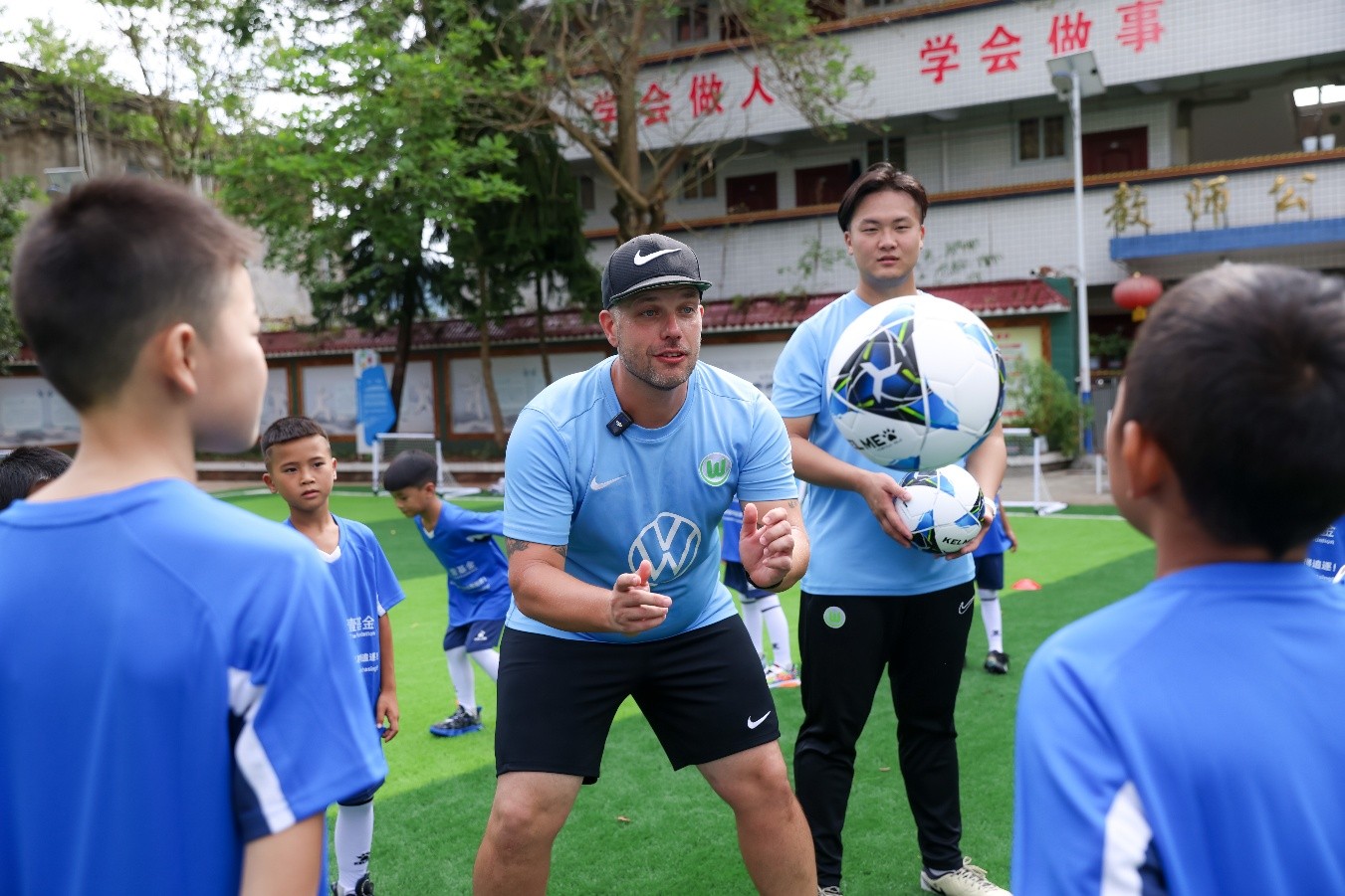 练。(受访者供图)